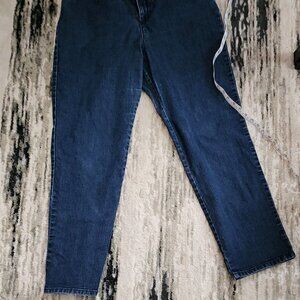 Preowned Gloria Vanderbilt Women's Straight Leg Jeans Size 16M Blue High Rise #A